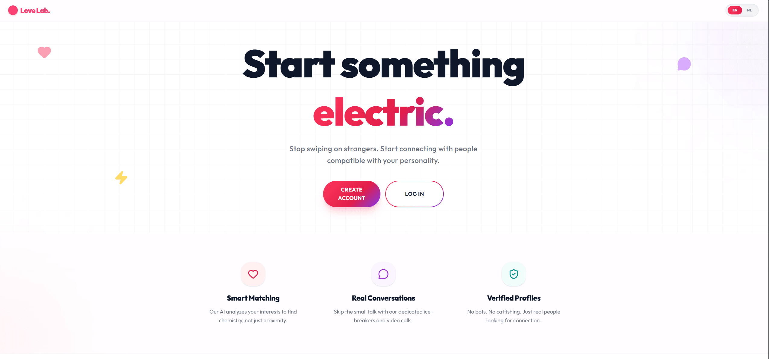 Love Lab ( Personality Based Dating WebApp)